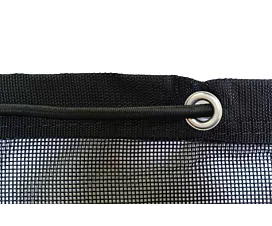 Alle netten & dekzeilen Container gaasnet - PES met pvc-coating - Zwart - 3,5 x 8m Alle netten & dekzeilen Container gaasnet - PES met pvc-coating - Zwart - 3,5 x 8m