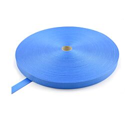 Polyester 35mm Polyester band 35mm - 3750kg - 100m op rol - Zonder strepen (kies uw kleur)