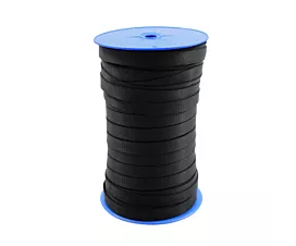 Black - 10 tot 20mm Polyester band - 15mm - 700kg - Trommel - Zwart Black - 10 tot 20mm Polyester band - 15mm - 700kg - Trommel - Zwart