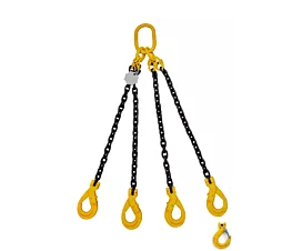 Ketting 4-sprongen G8 Hijsketting - 11,1t - 13mm - 4-sprong - Zonder inkorthaken - G8 - Kies uw haken