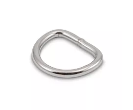 Ringen D-ring - 50mm - RVS Ringen D-ring - 50mm - RVS