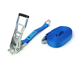 5T - Ergo Spanband - ERGO 5T - Eco - 12m - 50mm - 2-delig met spitshaken - Blauw - STF450