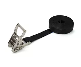 Alle spanbanden 35mm Spanband - 1,5T - 6m - 35mm - 1-delig - Ratel - RVS - Zwart Alle spanbanden 35mm Spanband - 1,5T - 6m - 35mm - 1-delig - Ratel - RVS - Zwart