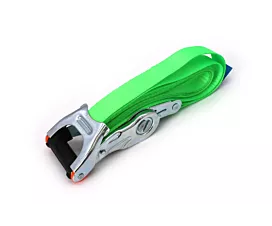 Tot 1,5T - Eindloos Spanband - 800kg - 3m - 25mm - 1-delig - Ratel met bandgeleider - Lichtgroen Tot 1,5T - Eindloos Spanband - 800kg - 3m - 25mm - 1-delig - Ratel met bandgeleider - Lichtgroen