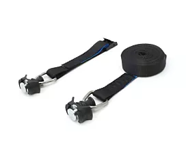 Tot 500kg - Klemgesp Spanband - 250kg - 3,5m - 25mm - 2-delig - Voor L-track-rail - Zwart