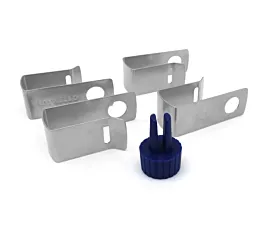 Opwindspoelen voor spanbanden Spanbandklem – Voor 25 mm spanbanden – RVS - 4st. + Spanbandoproller