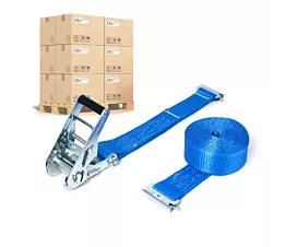 Pallet spanbanden 50mm Pallet Spanbanden - 2T - 3,5m - 50mm - 2-delig - Eindfittings - Blauw - 320st Pallet spanbanden 50mm Pallet Spanbanden - 2T - 3,5m - 50mm - 2-delig - Eindfittings - Blauw - 320st