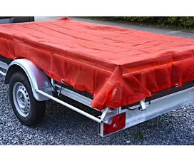 Aanhangwagen - Gaasnetten Gaasnet aanhangwagen - Rood - 1,4 x 2,5m