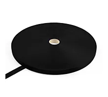 Black - 25mm Polypropyleen band - 500kg - 25mm - 100m op rol - Zwart