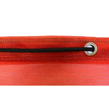 Alle netten Gaasnet aanhangwagen - Rood - 2,5 x 4m