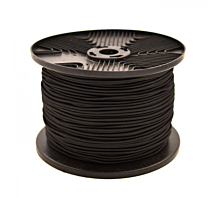 Alle elastiek op rol  Elastiek op rol (3mm) - 100m - zwart
