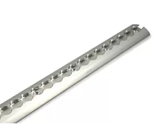 Alle rails, cargobars/-planken Vliegtuigrail - 2,54m - Halfrond - Aluminium - Standaard